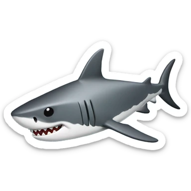 scuba diving shark sticker