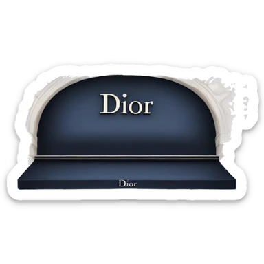 Dior boutique sticker