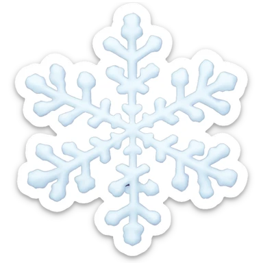 snow flakes  sticker