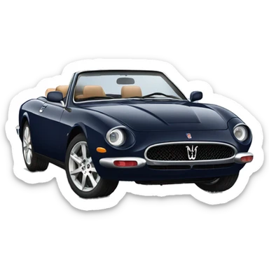 maserati cabrio sticker