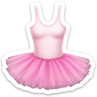 Pink tutu sticker