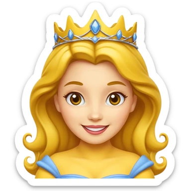princess belle emoji not photo sticker