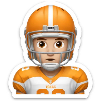 Tennessee Vols football sticker