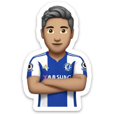chelsea football club asian player sticker