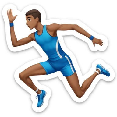 high jump  sticker