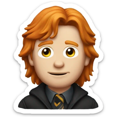 ron, ron weasley, figure sticker