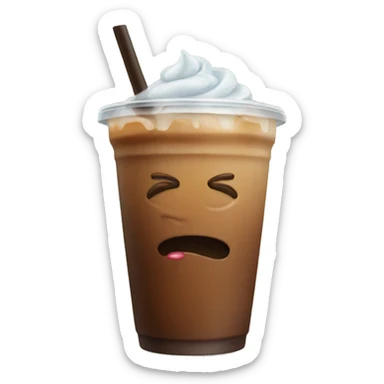 iced coffee  sticker