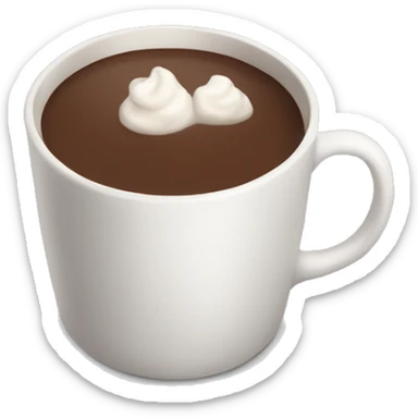 Cup of hot chocolate  sticker