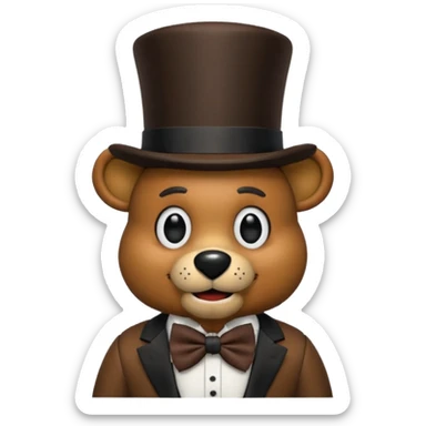 Freddy fazbear sticker