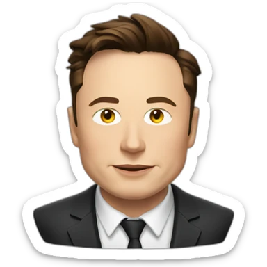 Elon musk x sticker
