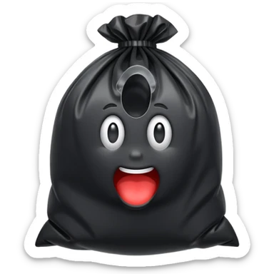 garbage bag sticker