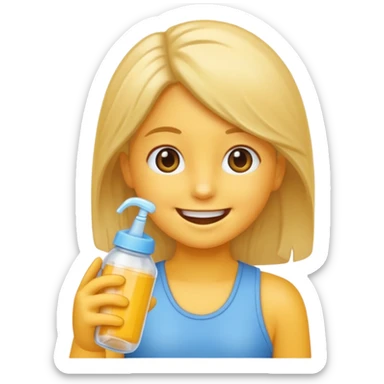 puedes crear unemojis de una niñera sticker