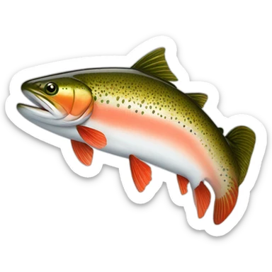 trout-salmon sticker