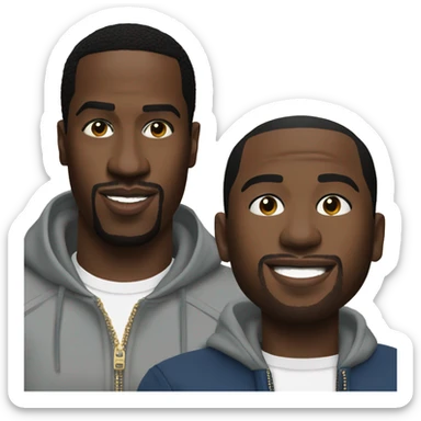 Diddy with meek mill sticker