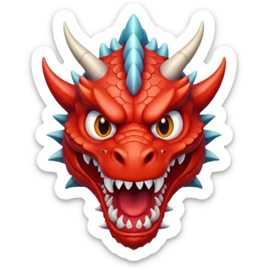 angry Dragon sticker