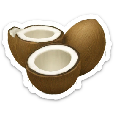 Coconut tree sticker