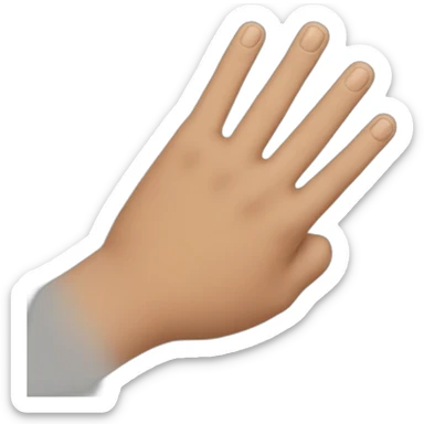 man's 21st finger sticker