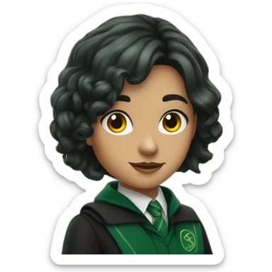 slytherin-student-girl sticker