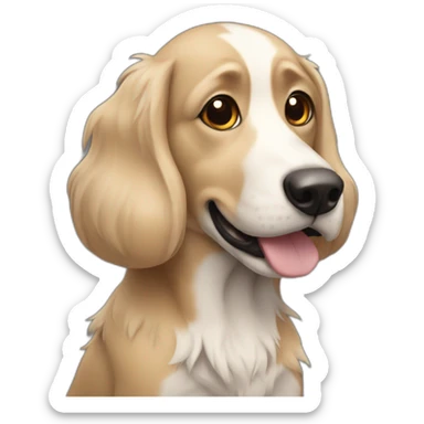 dog wind underground sticker