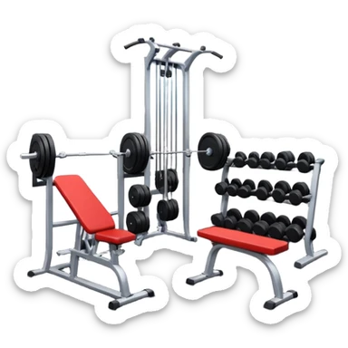 pesa gym discos sin persona sticker