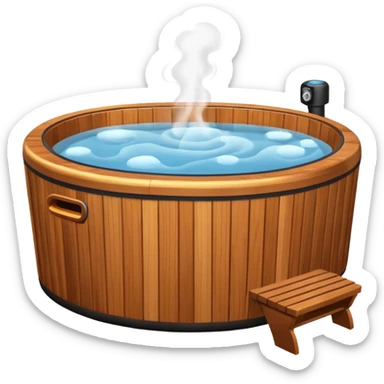 Hot tub sticker