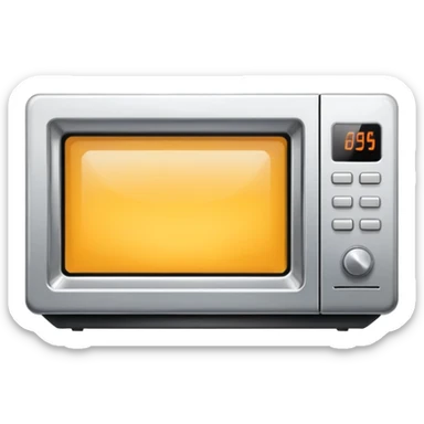 microwave 90s sticker