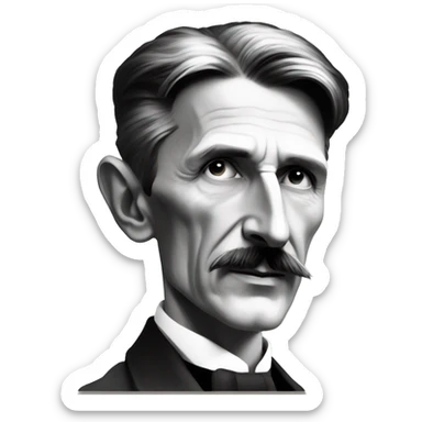 nikola tesla sticker