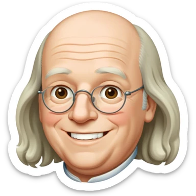 benjamin franklin sticker