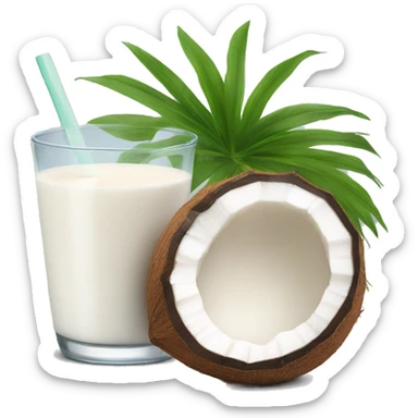 Coconut milk sticker