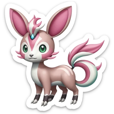 Meloetta-Vernid-Palkia-Minccino-Fionbri-Pokémon-Digimon-Fakémon-fusion-hybrid-creature sticker