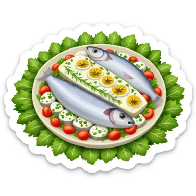salad herring under a fur coat sticker