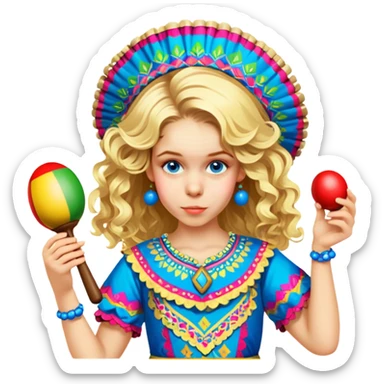 Maraca Player sticker