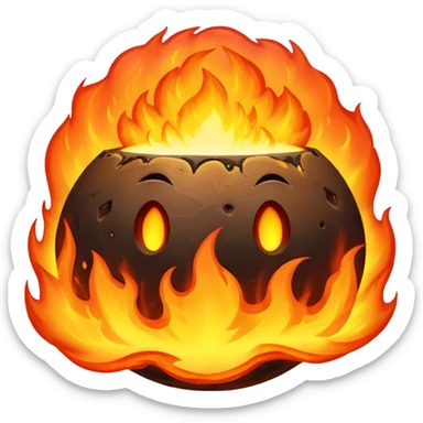 Core of earth sticker