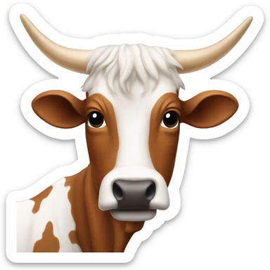 longhorn in a classr sticker