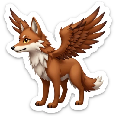 Falvie-Fionbri-WingedWolf94-creature sticker