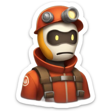 Pyro from Team fortress 2 sticker