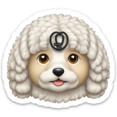 bichon sticker