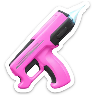 Small pink Self-defense taser sticker