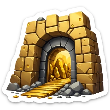 the word "mine" sticker