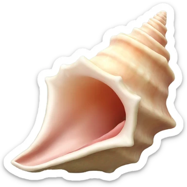 Conch sticker