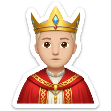 Lawful Human Priest in game sticker