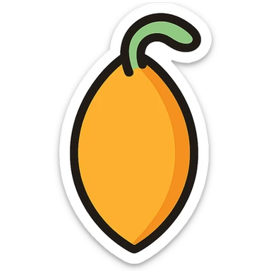 seed icon, color outline, modern icon style sticker