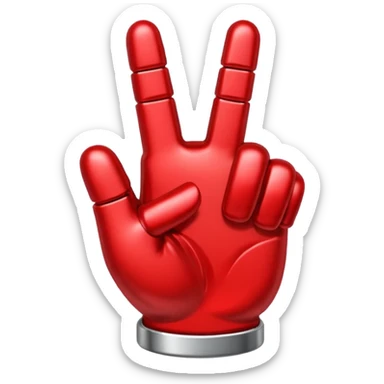 middle fingue in youtube icon sticker