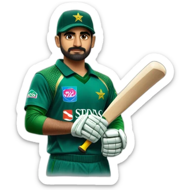 babar azam sticker