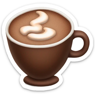 Hot cocoa sticker