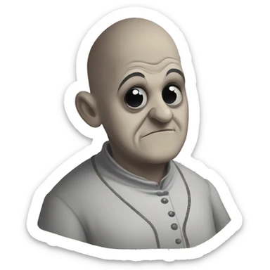 uncle fester the addams family sticker