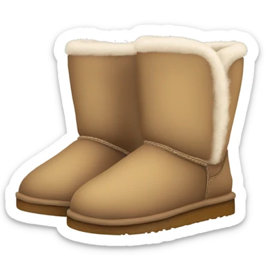 Cozy shoes uggs sticker