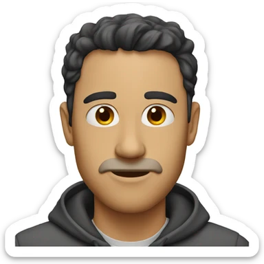 guy with no nose sticker