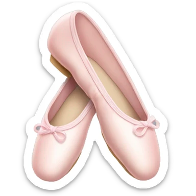 Pale pink ballet shoes sticker