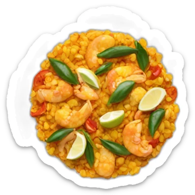 paella valenciana sticker